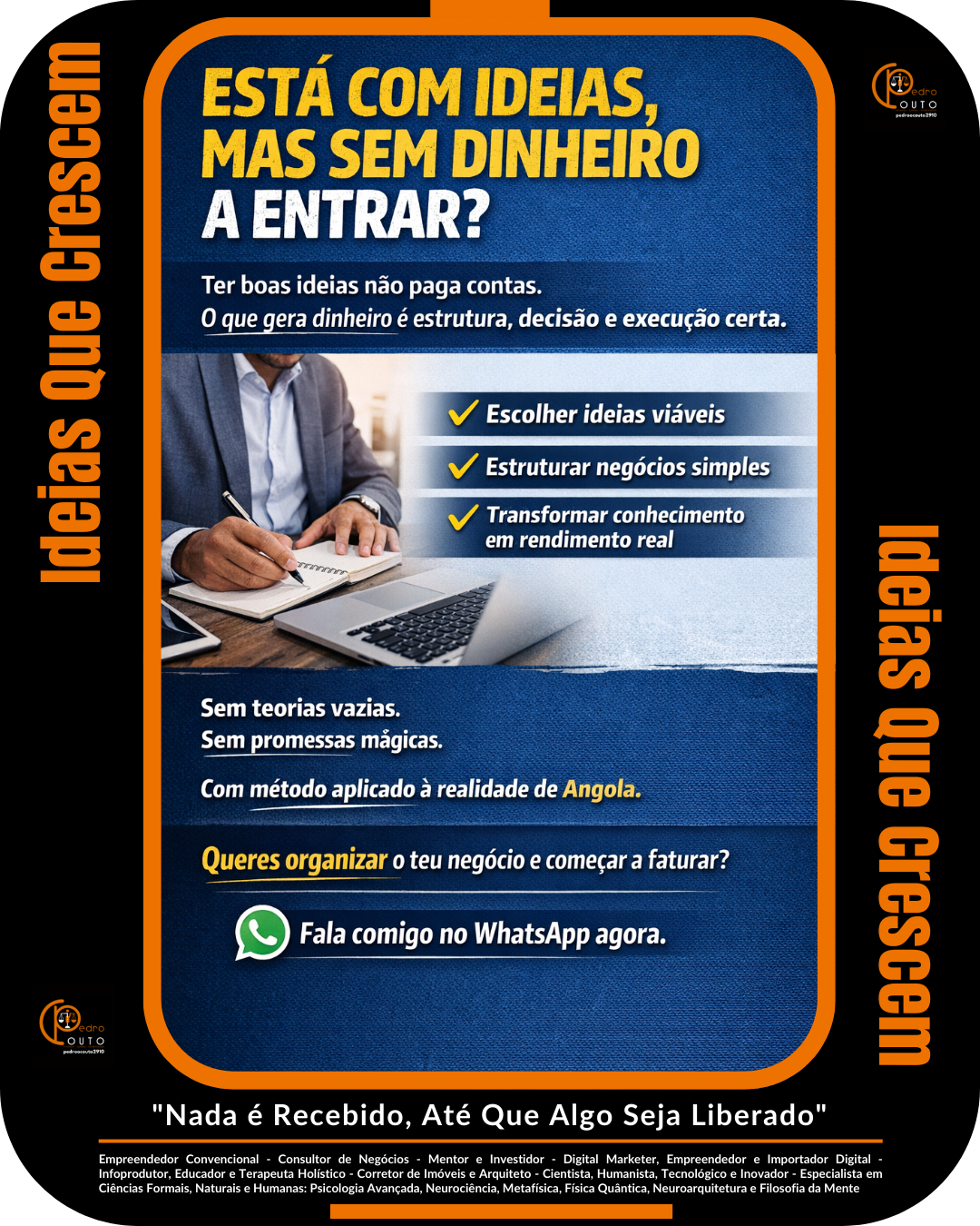 Consultoria em Ideias de Negócios em Angola | Validação de Ideia para Começar Certo e Evitar Prejuízos