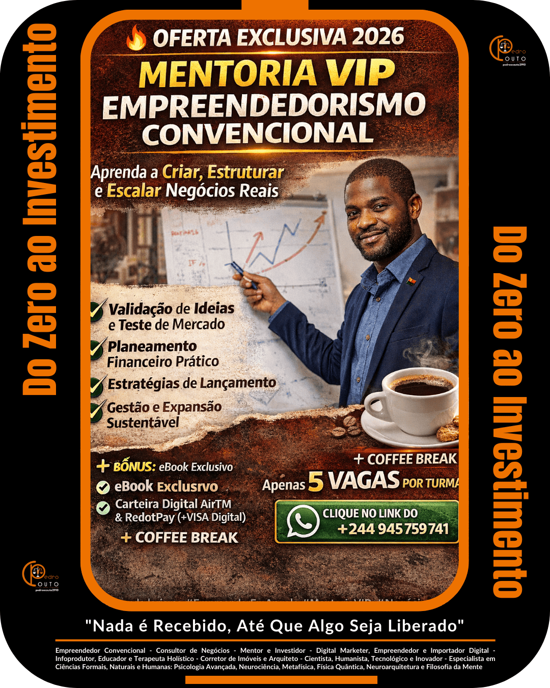 MENTORIA PREMIUM INDIVIDUAL | Empreendedorismo Convencional em Angola